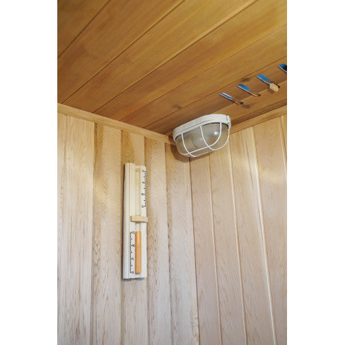 Aston 1-Person Indoor Traditional Sauna timer and light