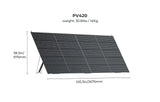 BLUETTI PV420 Solar Panel size