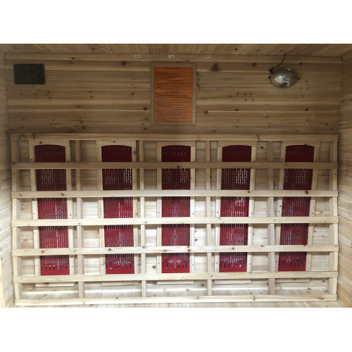 Cayenne 4-Person Outdoor Sauna panels