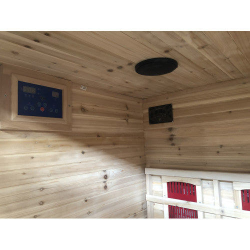 Cayenne 4-Person Outdoor Sauna speaker