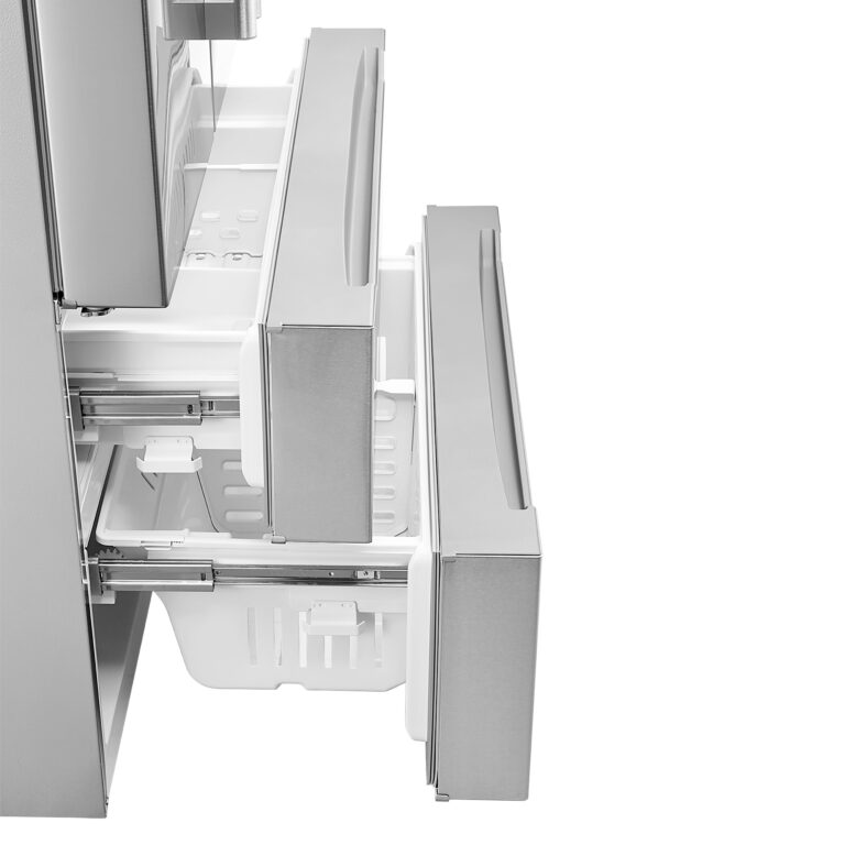 Cosmo 22.5 cu. ft. 4-Door French Door Refrigerator with Pull Handle in Stainless Steel, Counter Depth