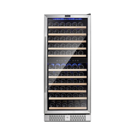 Empava 24" Wine Refrigerator 55" Tall Dual Zone Wine Fridge - WC06D