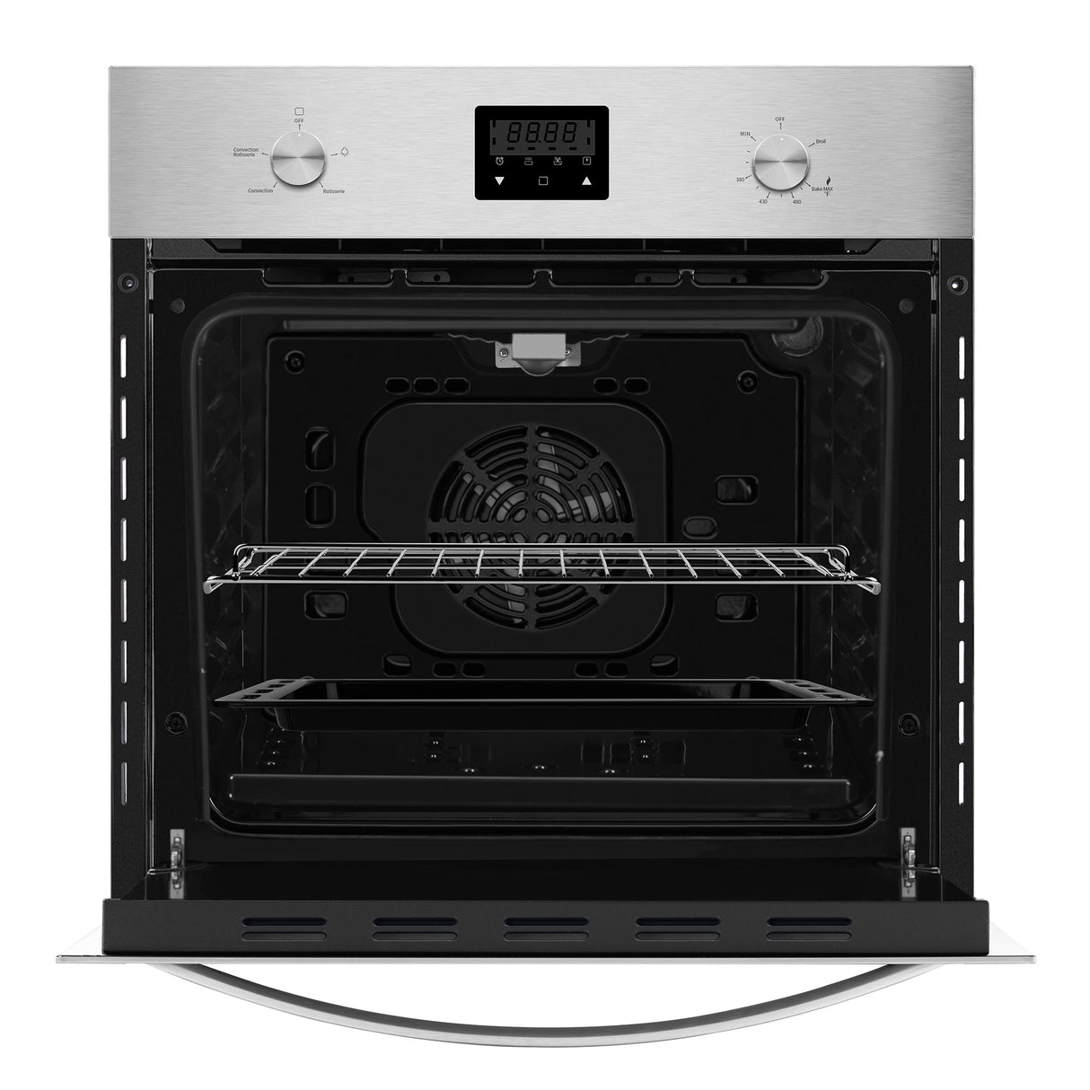 Empava 24" 2.3 cu. ft. Single Natural Gas Wall Oven - 24WO09