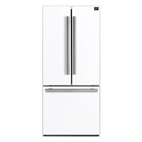 Forno 30" French Door Refrigerator with Bottom Freezer 17.5 Cu.Ft. Capacity