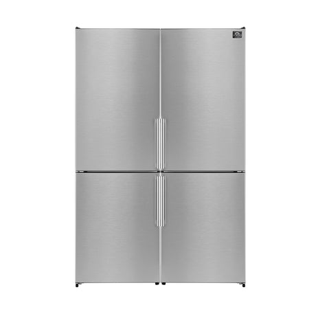 Forno Guardia 46.8" 21.6 cu.ft. Side-by-Side Bottom Freezer Refrigerator
