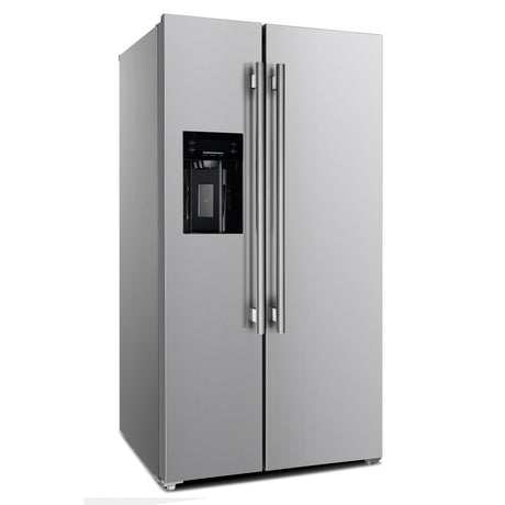 Forno Salerno 36" Side by Side Refrigerator with Ice Maker