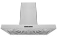 Hauslane | Chef Series IS-700 30" Modern Island Range Hood | Sleek Contemporary Canopy Design | Heavy Duty Suction Power, Dishwasher-Safe Baffle Filters, and LED | Fits 6” Round Duct or Recirculation front