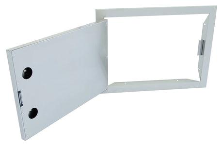 KokoMo 24 x 17 Horizontal Reversible Stainless Steel Access Door