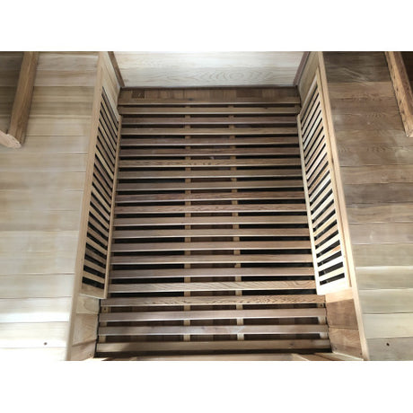Roslyn 4-Person Indoor Infrared Sauna bench