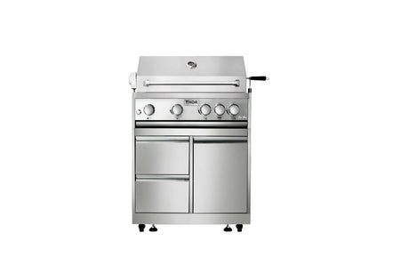 THOR 32 Inch 4-Burner Gas BBQ Grill with Rotisserie in Stainless Steel – MK04SS304