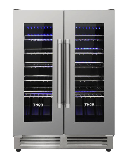 THOR 42 Bottle Dual Zone Built-in Wine Cooler – TWC2402