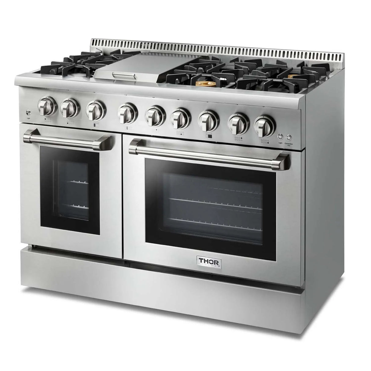 THOR 48 Inch Professional Dual Fuel Range in Stainless Steel – HRD4803U