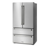 THOR Kitchen - 4-Piece Kitchen Package - 36" Gas Range, 36" Wall Mount Range Hood, 24" Dishwasher & 36" Refrigerator