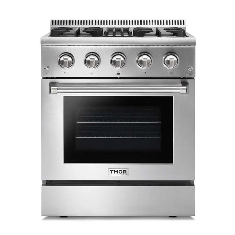 THOR Professional 30 Inch Dual Fuel Range in Stainless Steel – HRD3088U