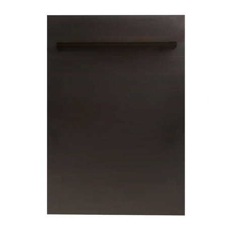 ZLINE 18" Built-in Dishwasher with Traditional Style Handle in Oil Rubbed Bronze
