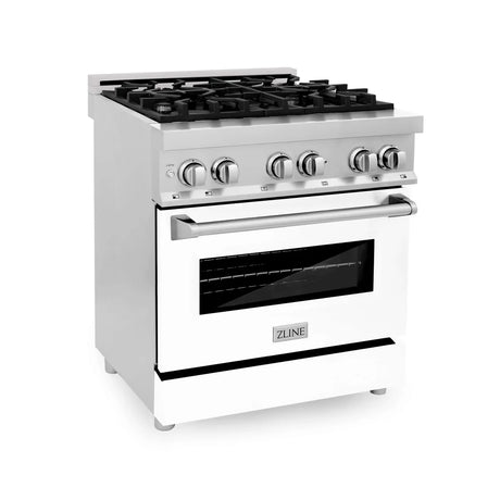 ZLINE 30" Dual Fuel Range with Gas Stove and Electric Oven (RA-WM-30)