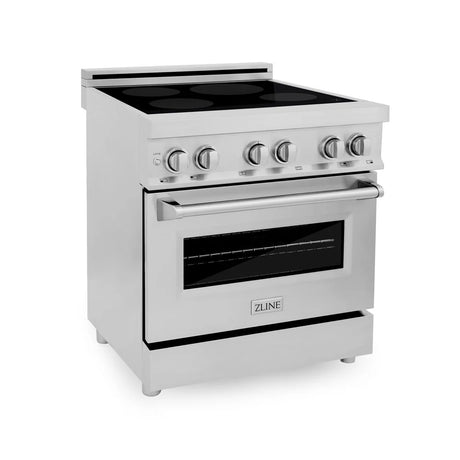 ZLINE 30" 4.0 cu. ft. Induction Range with a 4 Element Stove and Electric Oven