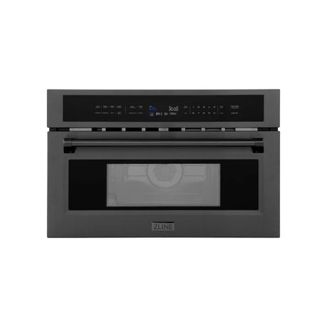 ZLINE 30” Built-in Convection Microwave Oven Black Stainless Steel