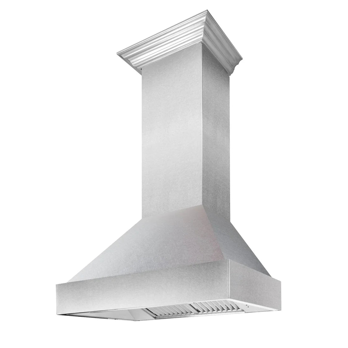 ZLINE 30" Kitchen Package with DuraSnow® Stainless Steel Dual Fuel Range and Convertible Vent Range Hood