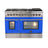 Forno Galiano 48" Freestanding Dual Fuel Range Blue Door