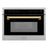 ZLINE Autograph Edition 24" Built-in Convection Microwave Oven in Stainless Steel Polished Gold