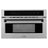 ZLINE Autograph Edition 30” Built-in Convection Microwave Oven in DuraSnow Stainless Steel Matte Black