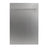 ZLINE 18" Built-in Dishwasher with Traditional Style Handle in Stainless Steel