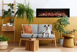 Amantii Panorama Deep & Extra Tall Full View Smart Indoor /Outdoor Built-in Electric Fireplace