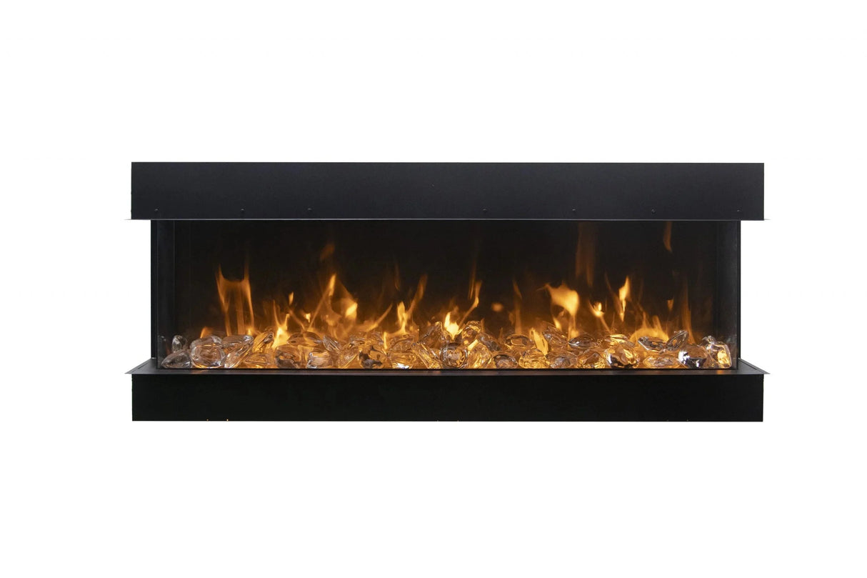 Amantii True View Extra Tall & Extra Long Smart Indoor and Outdoor Electric Fireplace