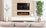 Amantii Symmetry Xtra Tall Bespoke Smart Indoor and Outdoor Built In Electric Fireplace