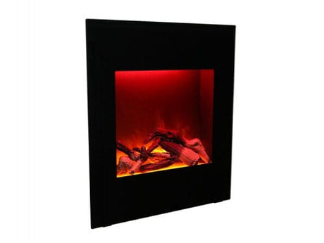Amantii Wall Mounted or Built-in Smart Electric Fireplace - WM-BI-2428-VLR-BG