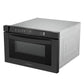 Cosmo Haven 24" 1.2 cu. ft. Built-in Microwave Drawer, 1000W, Touch Controls, Defrosting Rack in Matte Black, COS-12MWDBK