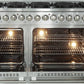 FORNO Appliance Package - 48" Gas Burner, Electric Oven Range, Range Hood, 36" Refrigerator, AP-FFSGS6156-48-20