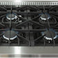 FORNO Appliance Package - 48" Gas Burner, Electric Oven Range, Range Hood, 36" Refrigerator, Dishwasher, AP-FFSGS6156-48-21