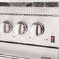 FORNO Appliance Package - 48" Gas Burner, Electric Oven Range, Range Hood, 60" Refrigerator, Dishwasher, Microwave Drawer, AP-FFSGS6156-48-17