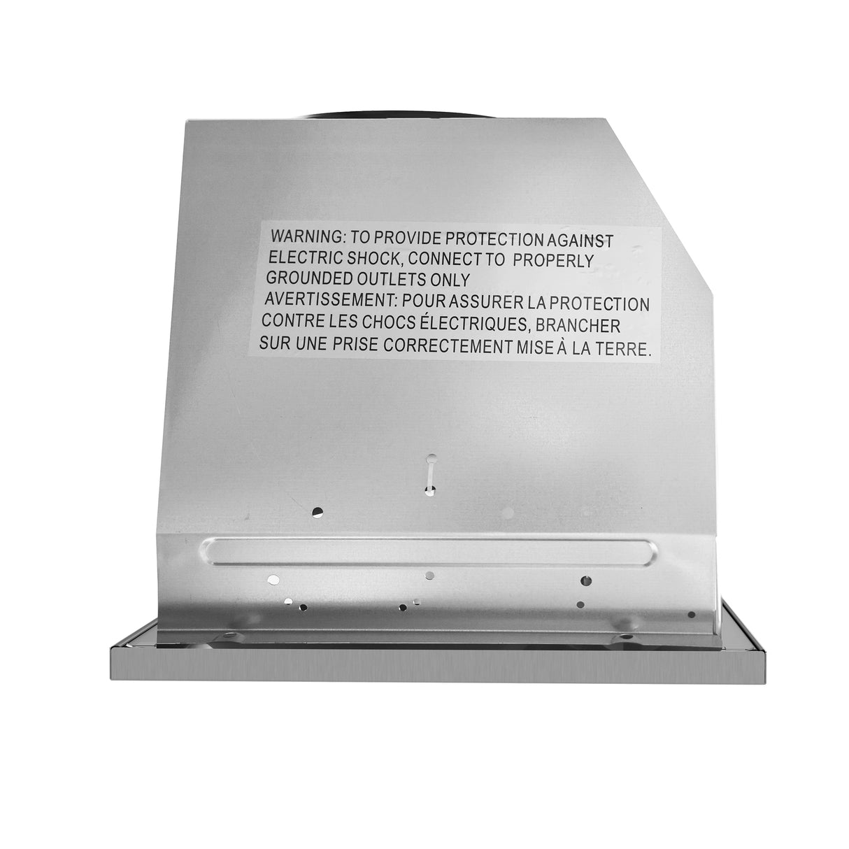 Cosmo 30" 380 CFM Ducted Insert Range Hood in Stainless Steel with Push Button Controls LED Lights and Permanent Filters