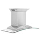 ZLINE 30" CrownSound Ducted Vent Wall Mount Range Hood in Stainless Steel with Built-in Bluetooth Speakers, KNCRN-BT-30