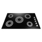 Cosmo 36" Electric Ceramic Glass Cooktop with 5 Burners and Dual Zone Elements, COS-365ECC