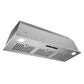 Cosmo 36" 380 CFM Convertible Insert Range Hood with Soft Touch Controls in Stainless Steel, COS-36IRHS