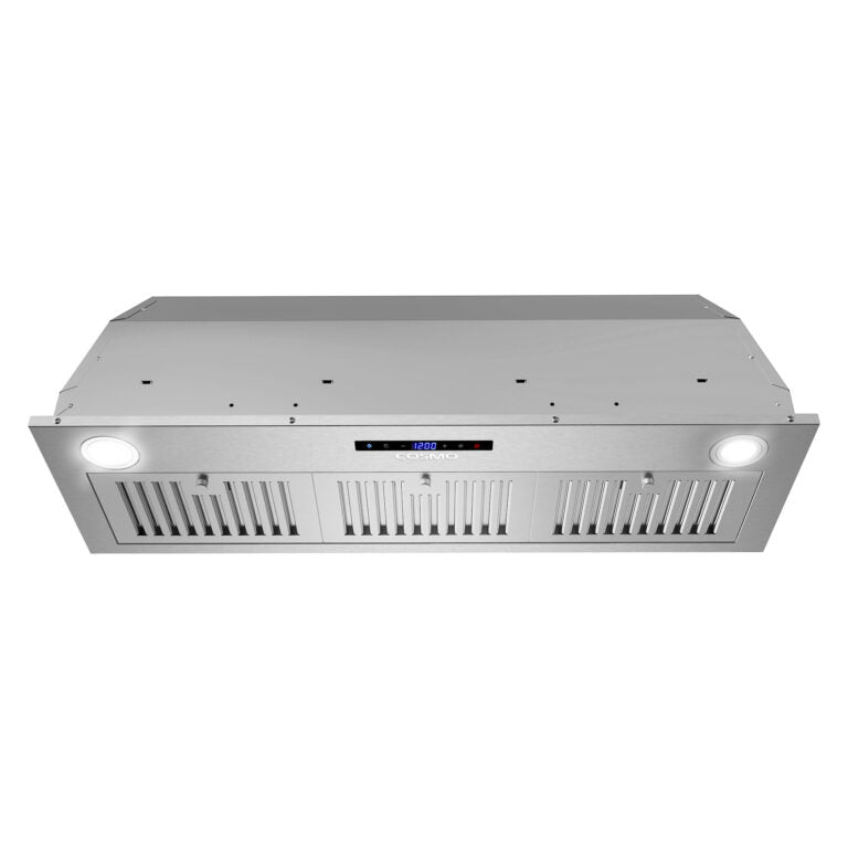 Cosmo 36" 380 CFM Convertible Insert Range Hood with Soft Touch Controls in Stainless Steel, COS-36IRHS