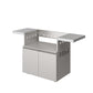 THOR Kitchen Grill Cart in Stainless Steel (Compatible with: TPG3601-G)