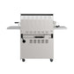 THOR Kitchen 36" Freestanding Professional Propane Gas Grill with 4 Burners and Rotisserie, TPG3601