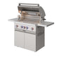THOR Kitchen 36" Freestanding Professional Propane Gas Grill with 4 Burners and Rotisserie, TPG3601