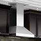 ZLINE 30 in. Remote Dual Blower Stainless Wall Range Hood, 597-RD-30