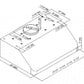 ZLINE 30 in. Under Cabinet Stainless Steel Range Hood 619-30