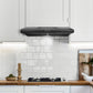 Cosmo Delta 30" Convertible Under Cabinet Range Hood, Button Controls, Reusable Filters, LED Lights in Matte Black, COS-5MU30-BK