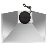 Cosmo 30" Ducted Wall Mount Range Hood in Stainless Steel with LED Lighting and Permanent Filters