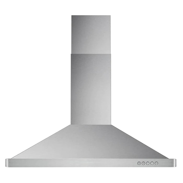 Cosmo 36" Ductless Wall Mount Range Hood in Stainless Steel with LED Lighting and Carbon Filter Kit for Recirculating