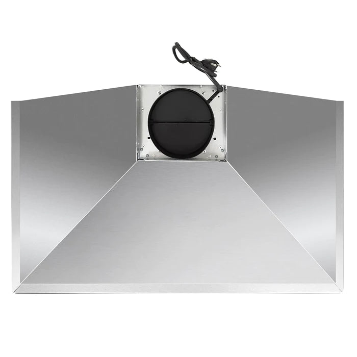 Cosmo 36" Ductless Wall Mount Range Hood in Stainless Steel with LED Lighting and Carbon Filter Kit for Recirculating