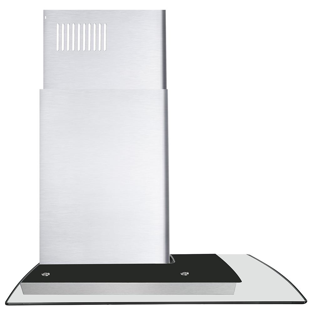 Cosmo 30" Ducted Wall Mount Range Hood in Stainless Steel with Touch Controls, LED Lighting and Permanent Filters